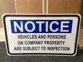 notice sign