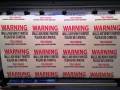 warning stickers